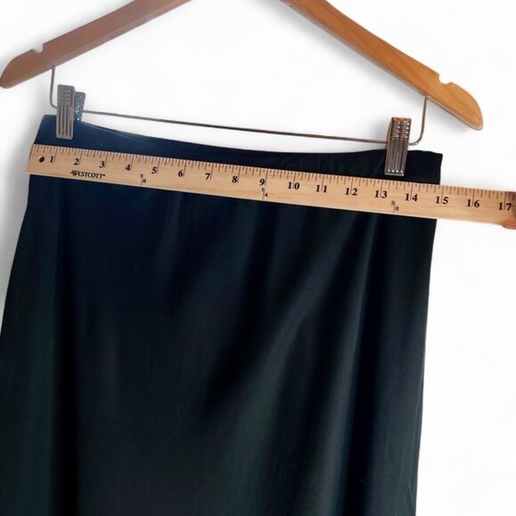 Bella Dahl Black Maxi Slip Skirt | Size L - Picture 3 of 5